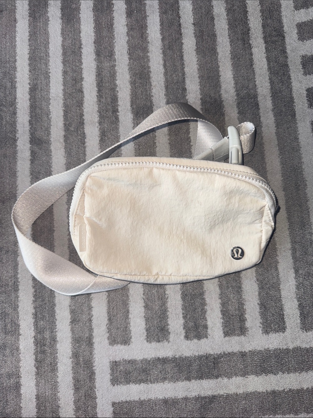 Lululemon Cream Belt Bag